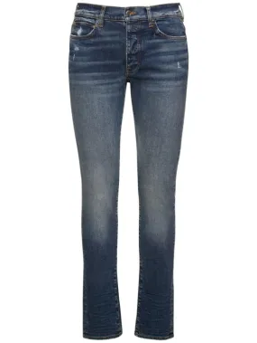 Amiri   15cm Stack cotton denim jeans 