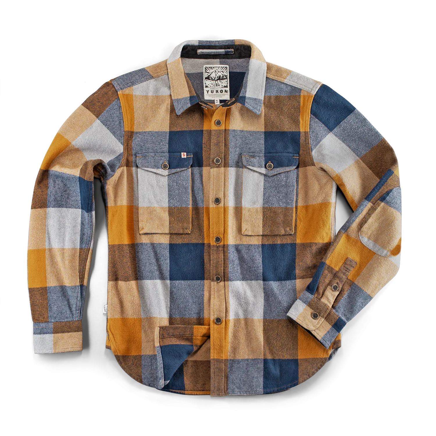 &SONS Big Yukon Flannel Check Shirt Tan