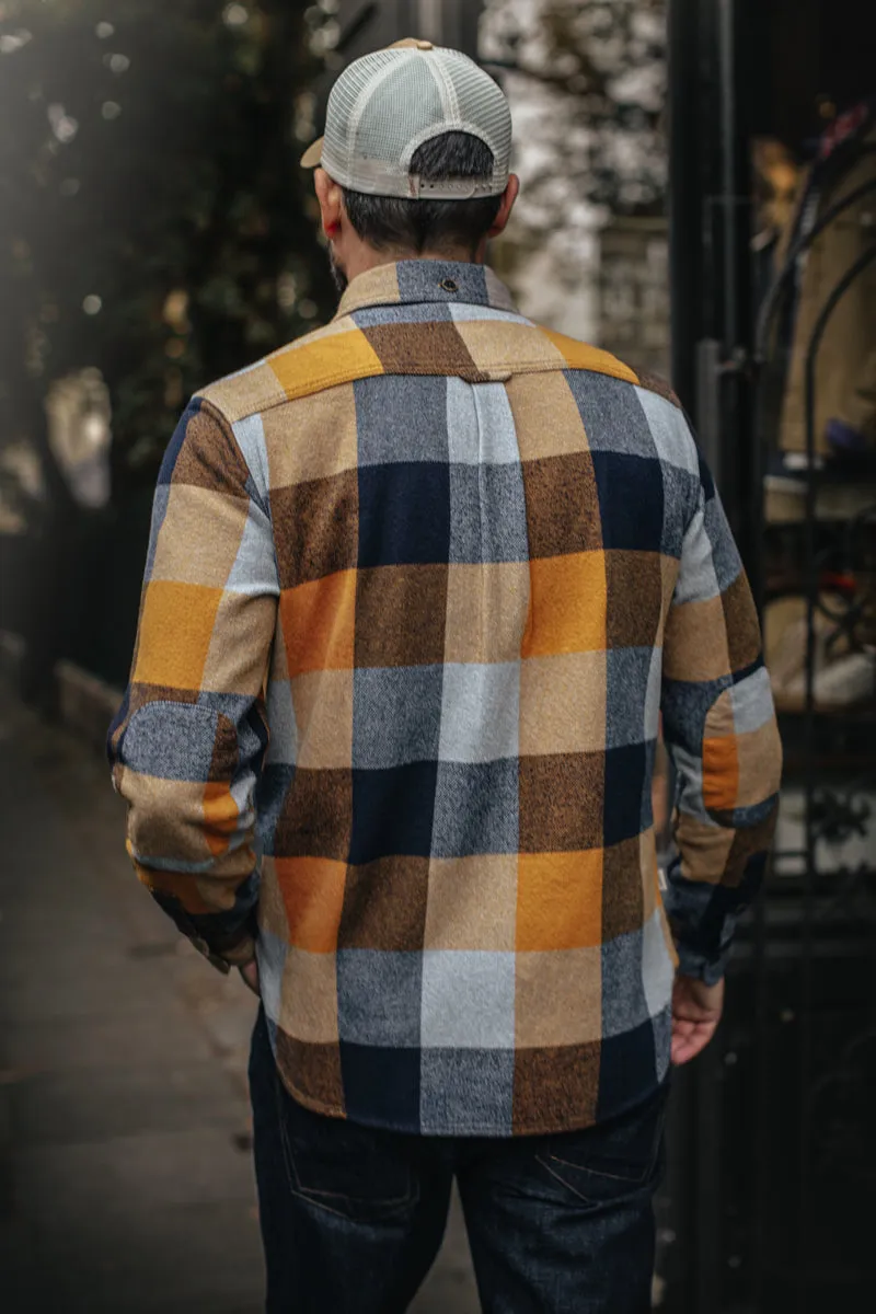 &SONS Big Yukon Flannel Check Shirt Tan