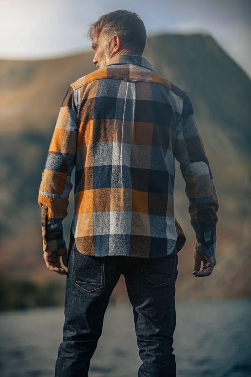 &SONS Big Yukon Flannel Check Shirt Tan