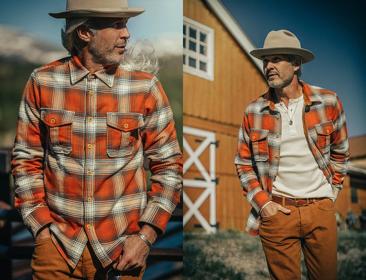 &SONS Eiger Mountain Shirt Rust Check