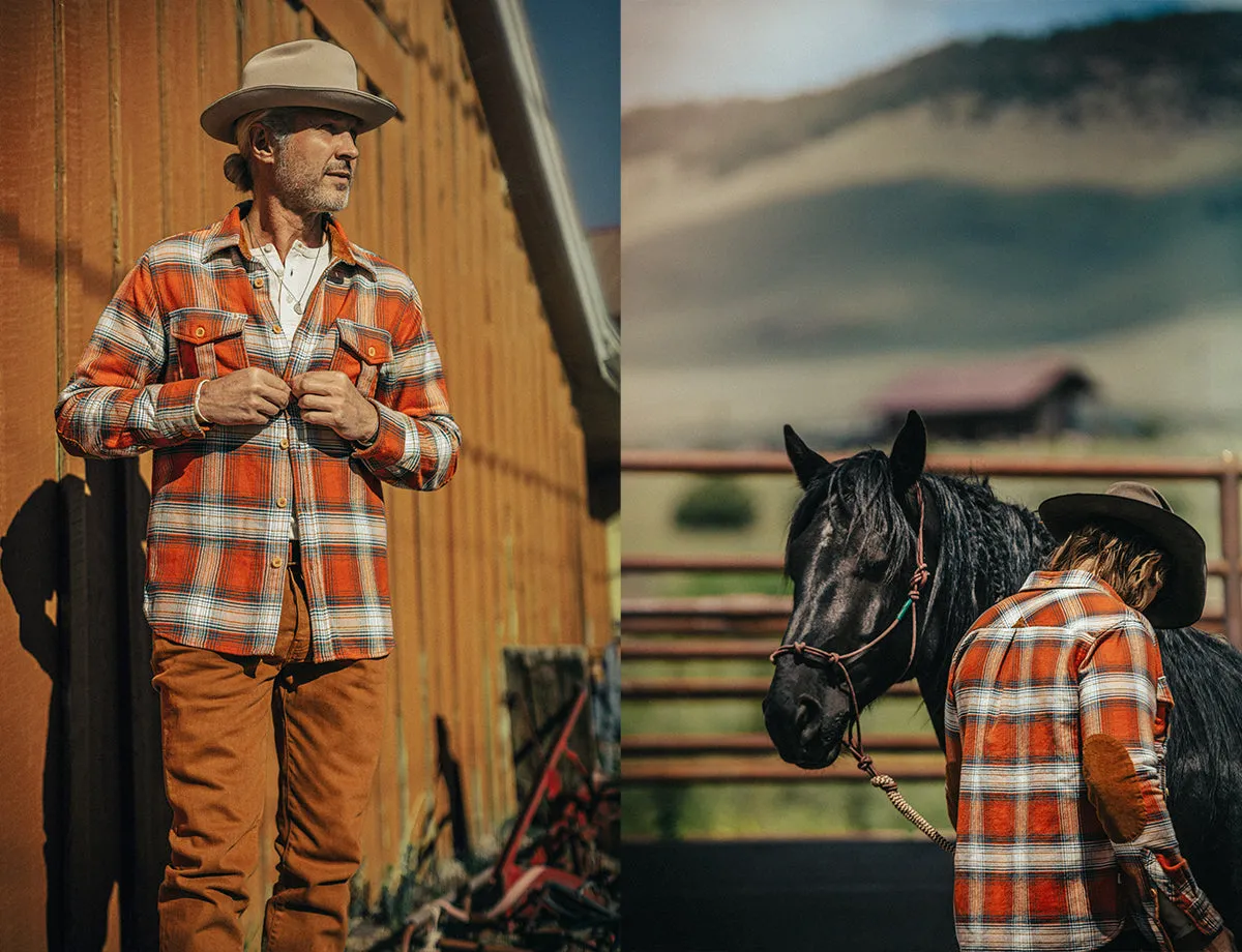 &SONS Eiger Mountain Shirt Rust Check