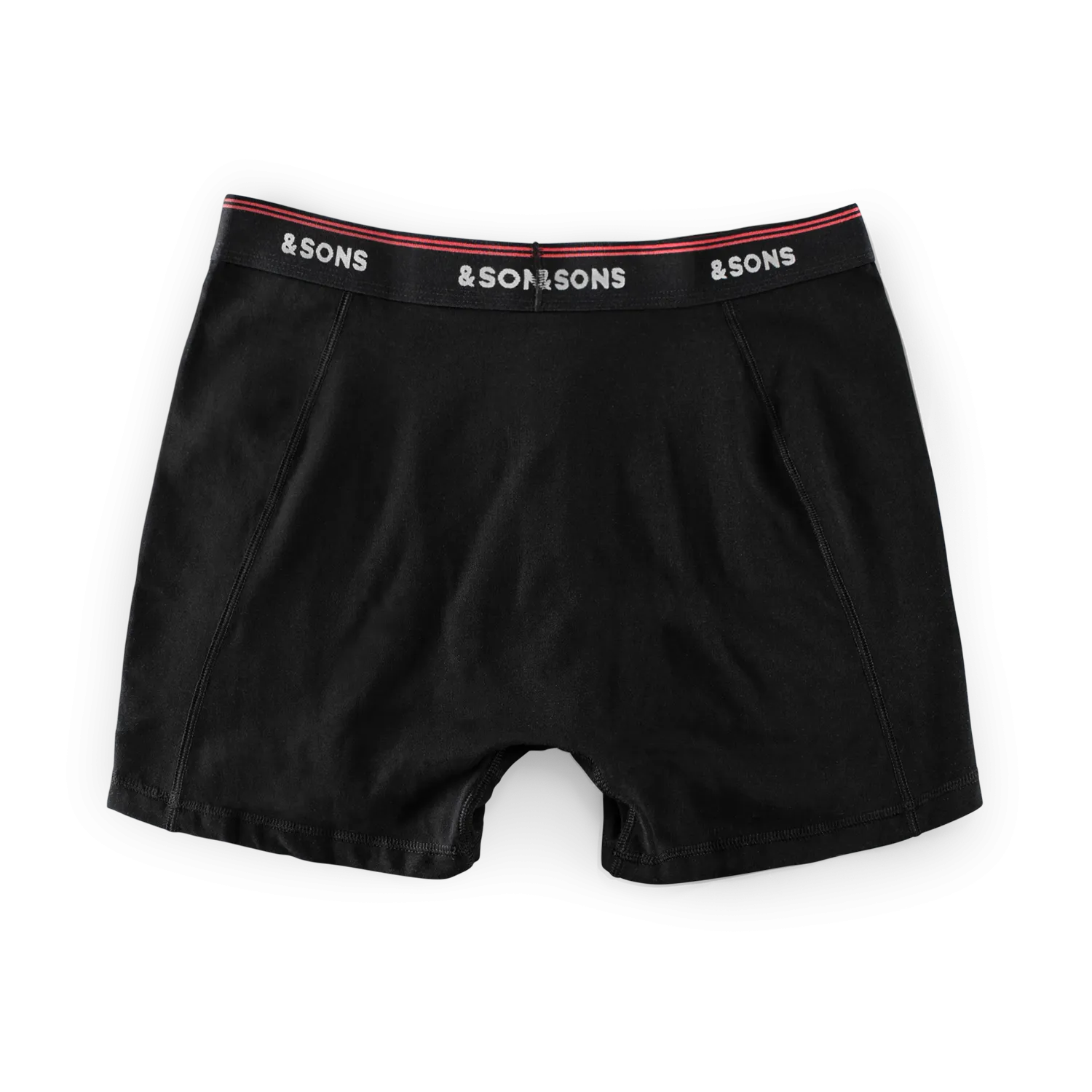 &SONS Essentials Boxer Shorts Black