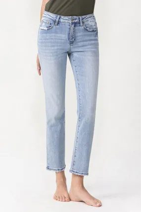 Andrea Midrise Crop Straight Jeans