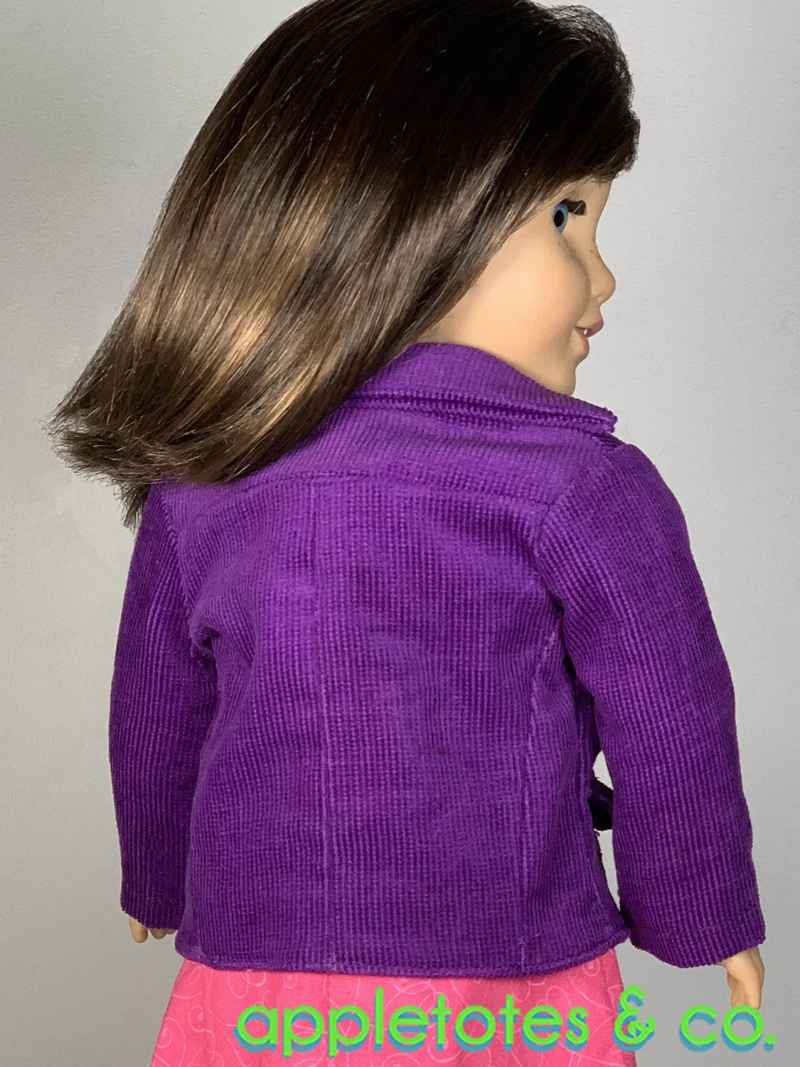 Bailey Jacket 18 Inch Doll Sewing Pattern