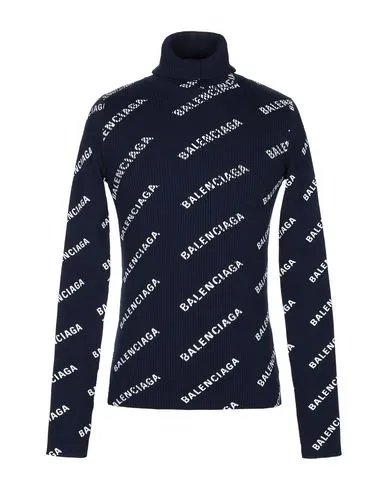 Balenciaga Man Turtleneck Dark blue S INT