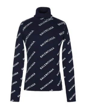 Balenciaga Man Turtleneck Dark blue S INT