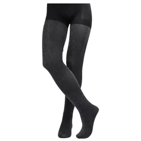 Black Sparkled Cotton Tights