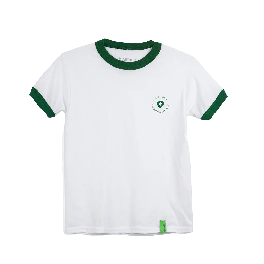 Camp AllTrails Kids Tee - White