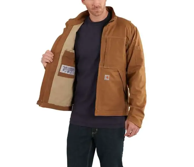 Carhartt, Jacket, 102179, FR Full Swing, Quick Duck 8.8oz, Brown, Navy,