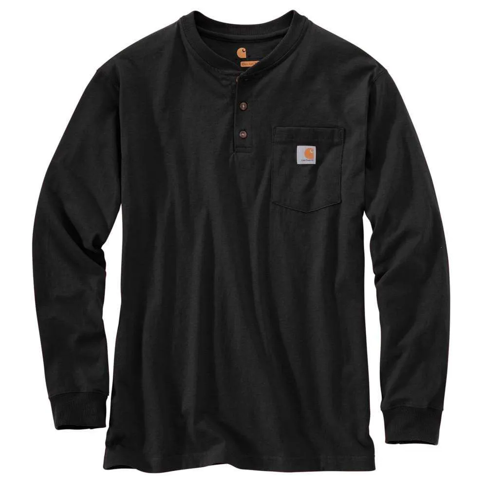 Carhartt - Men's Loose Fit Long Sleeve Henley T-Shirt