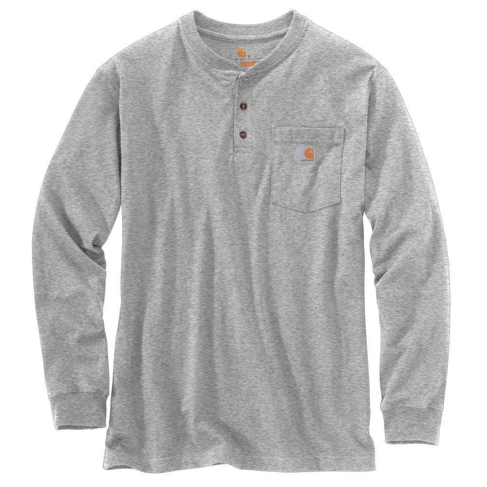 Carhartt - Men's Loose Fit Long Sleeve Henley T-Shirt