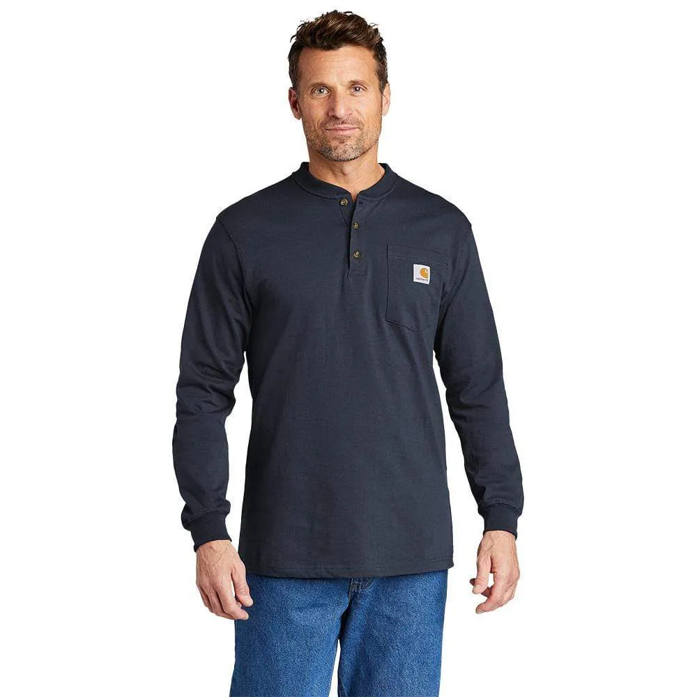 Carhartt - Men's Loose Fit Long Sleeve Henley T-Shirt