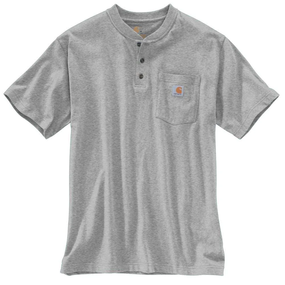 Carhartt - Men's Loose Fit Short Sleeve Henley T-Shirt