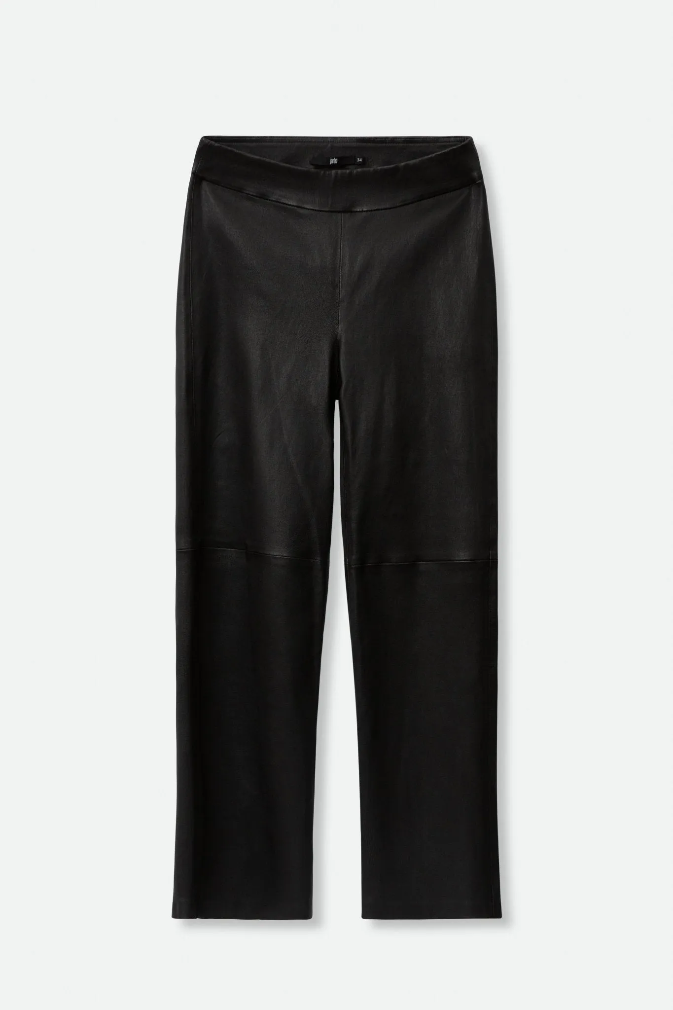 CATERINA ANKLE STRAIGHT LEG PANT IN STRETCH LEATHER