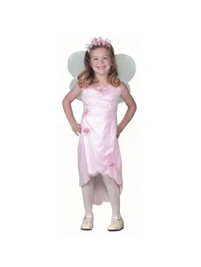 Child's Pink Flower Fairy Costume