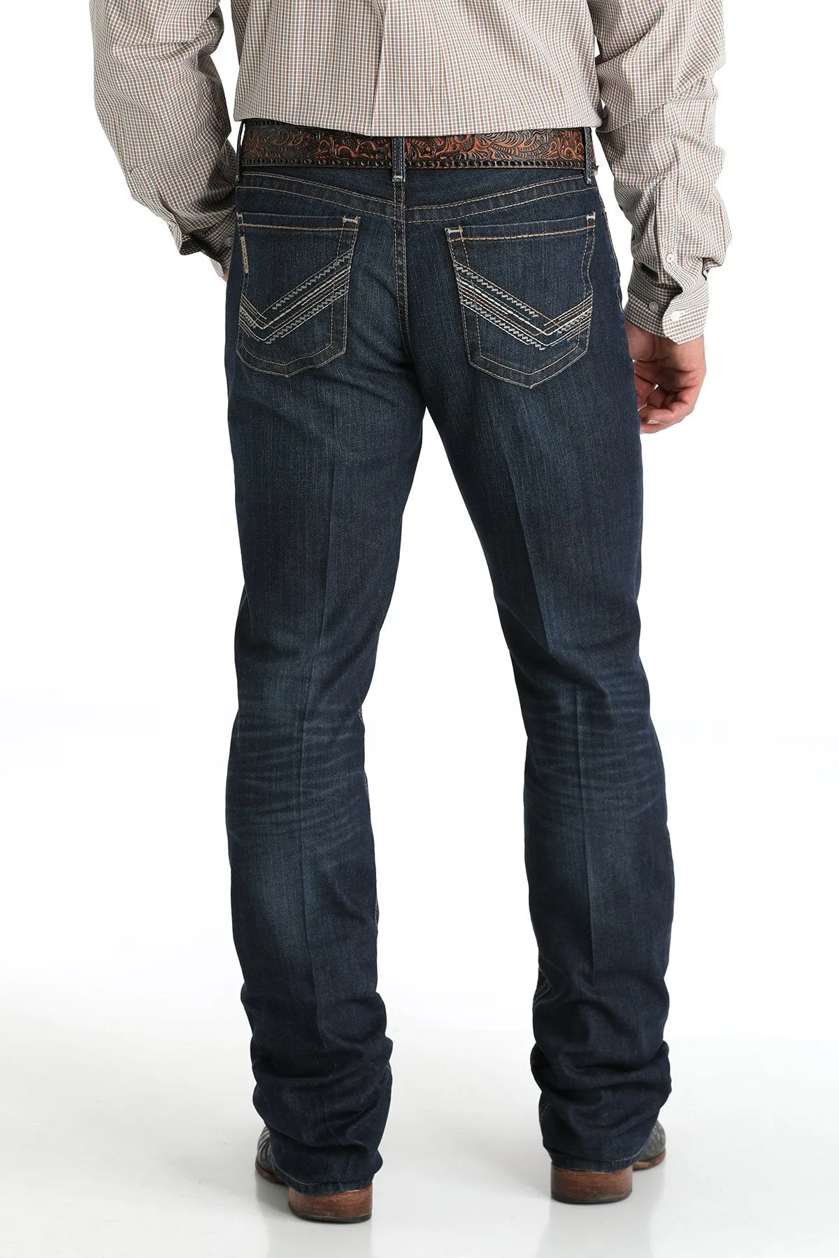 Cinch Men's Ian Slim Fit Jean in Indigo Rinse Wash