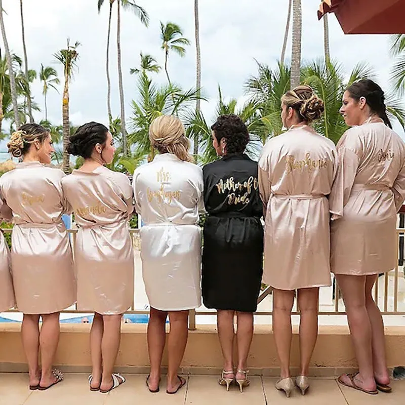 Customized Bridesmaid Robe For Women