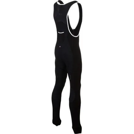 De Marchi Mens Cycling Thermal Bib Tights – Small, Slim Fit, Black