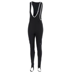 De Marchi Mens Cycling Thermal Bib Tights – Small, Slim Fit, Black