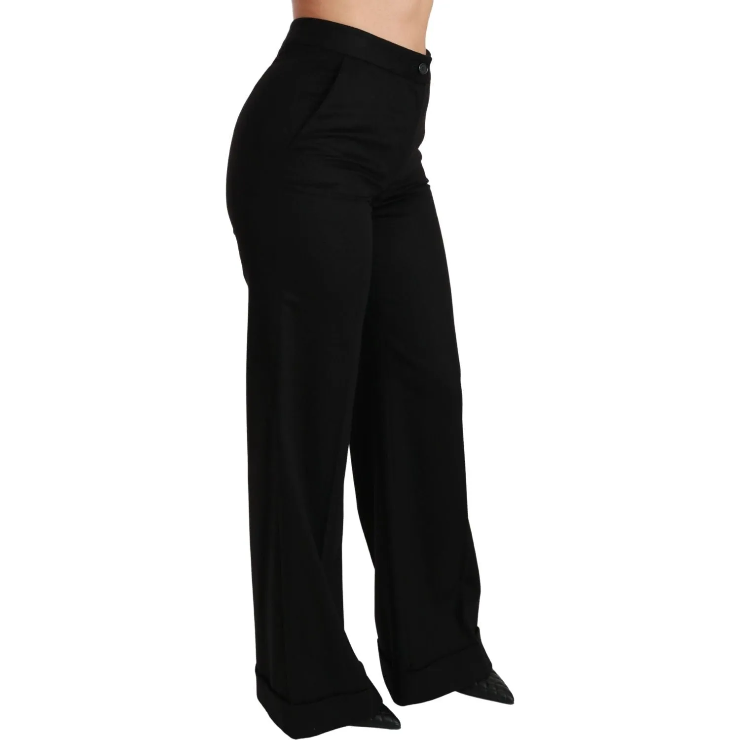 Dolce & Gabbana Elegant High Waist Flared Cashmere Pants