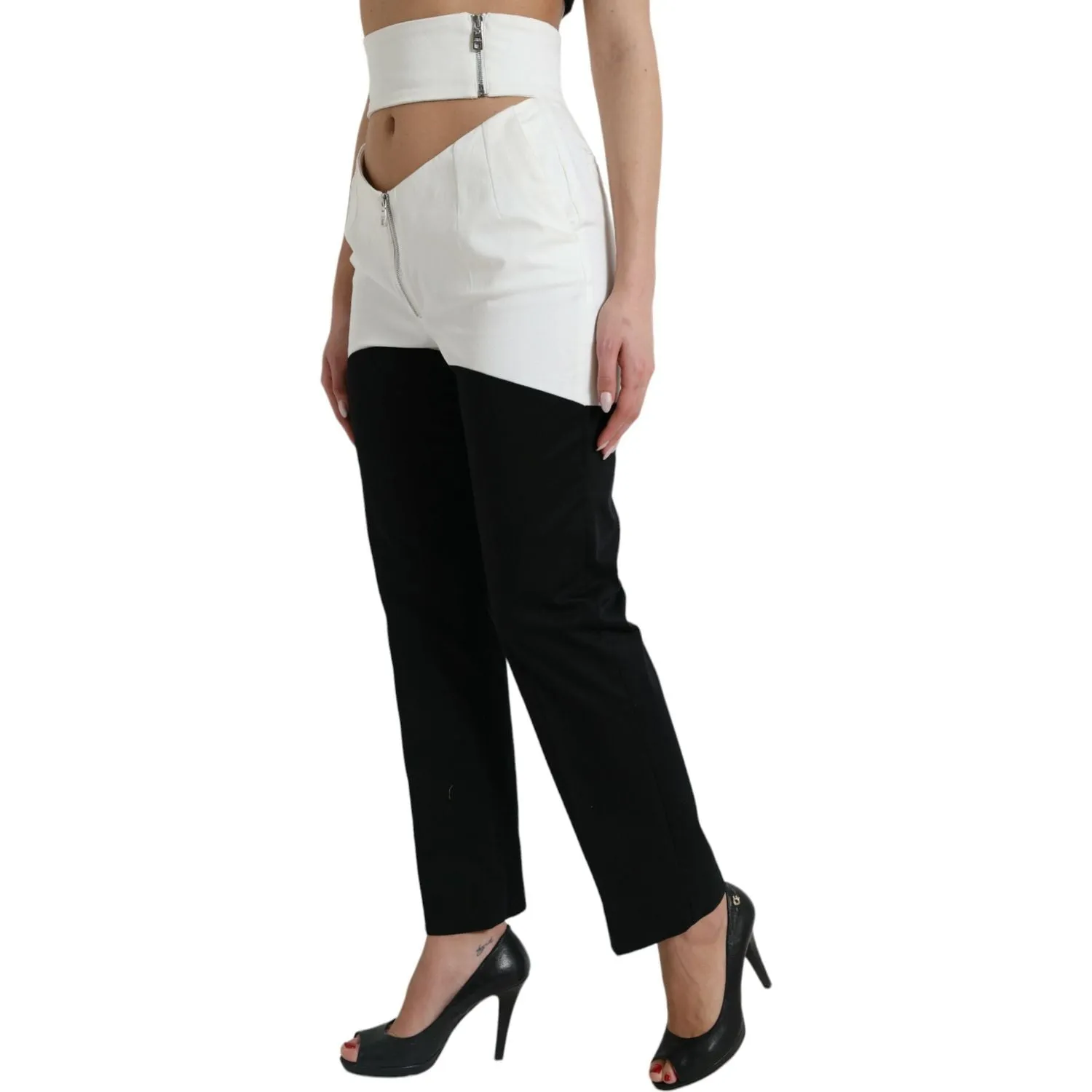 Dolce & Gabbana High Waist Tapered Chic Pants