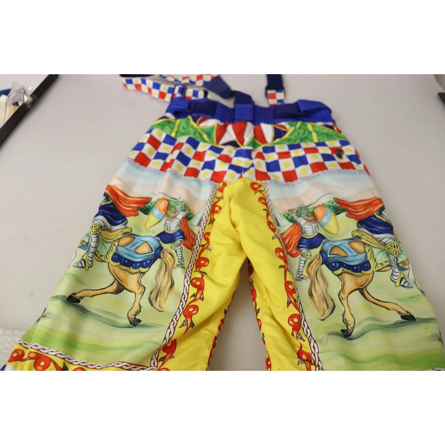 Dolce & Gabbana Multicolor High Waist Snow Pants