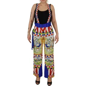 Dolce & Gabbana Multicolor High Waist Snow Pants