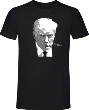 Donald Trump Mug Shot Black Shirt