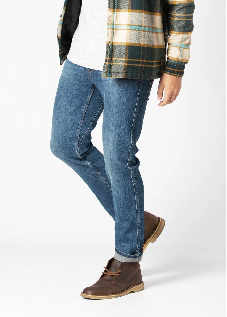 Duer Fireside Denim Slim - Lakeshore