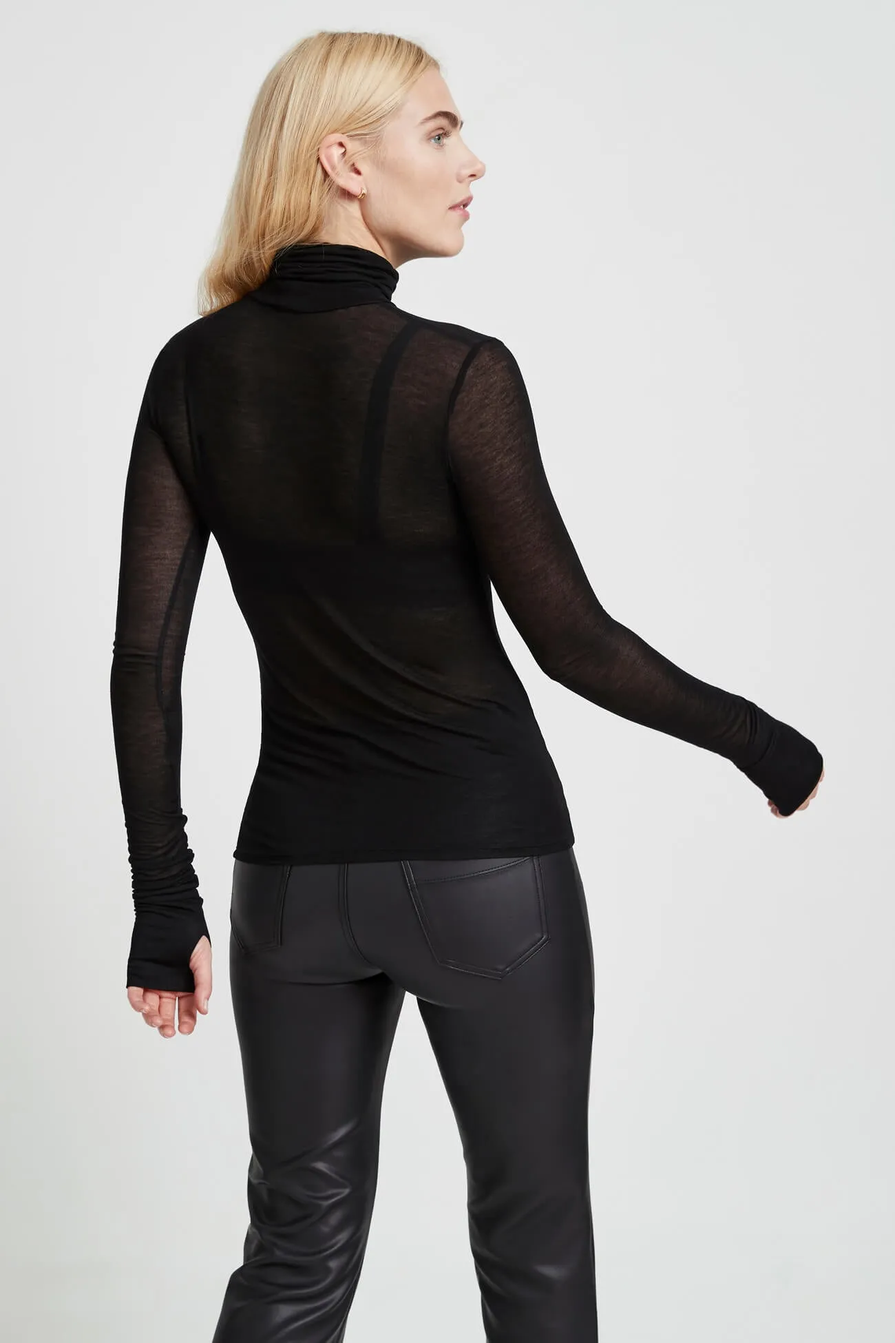 Eloise Sheer Turtleneck