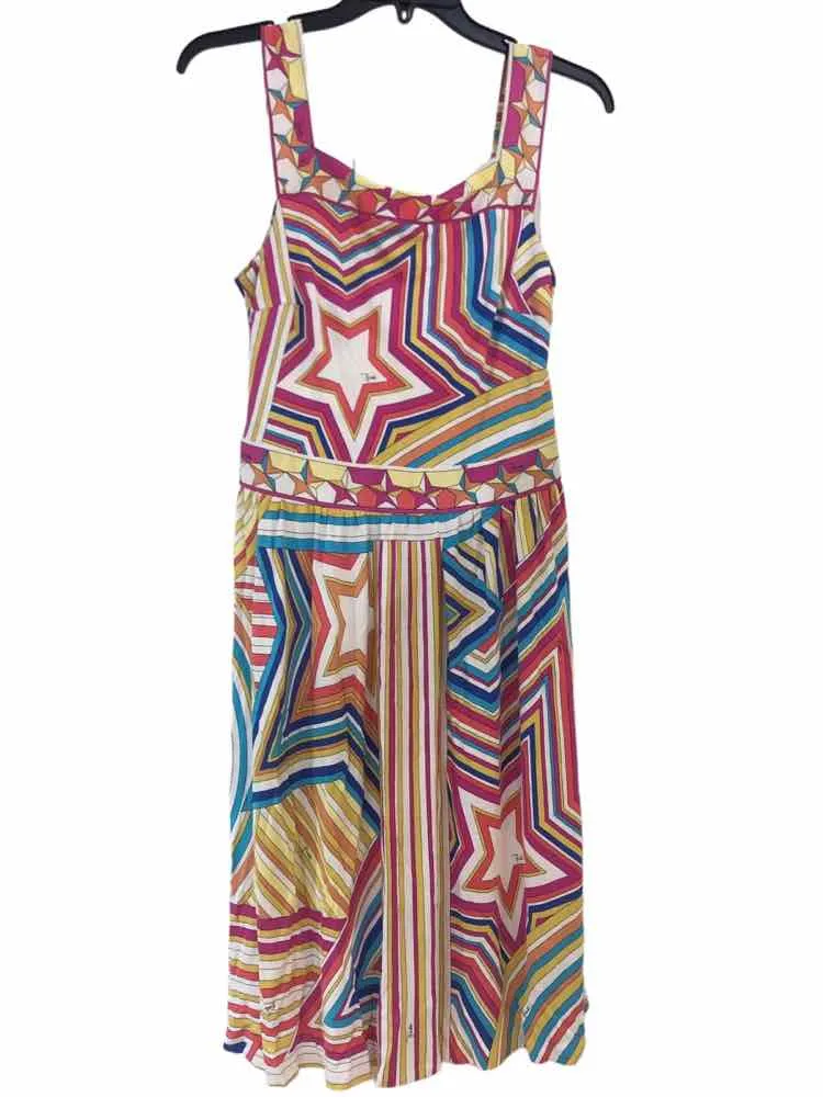 Emilio Pucci White Multi Size 8 Dress