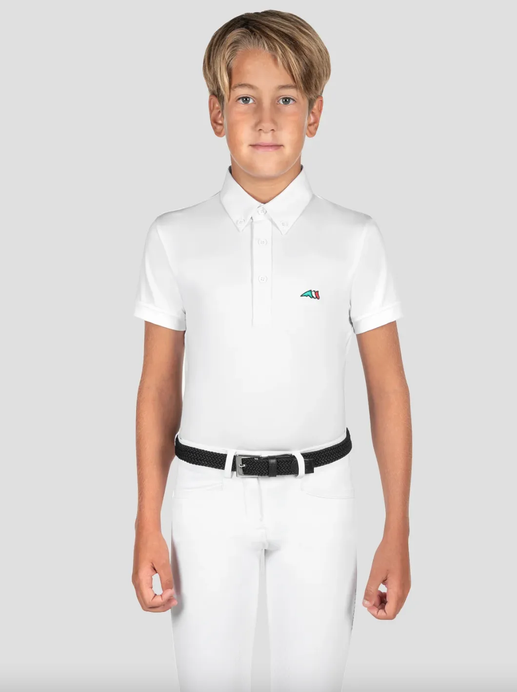 EQUILINE JEREMIK BOY’S SHORT SLEEVE SHOW SHIRT