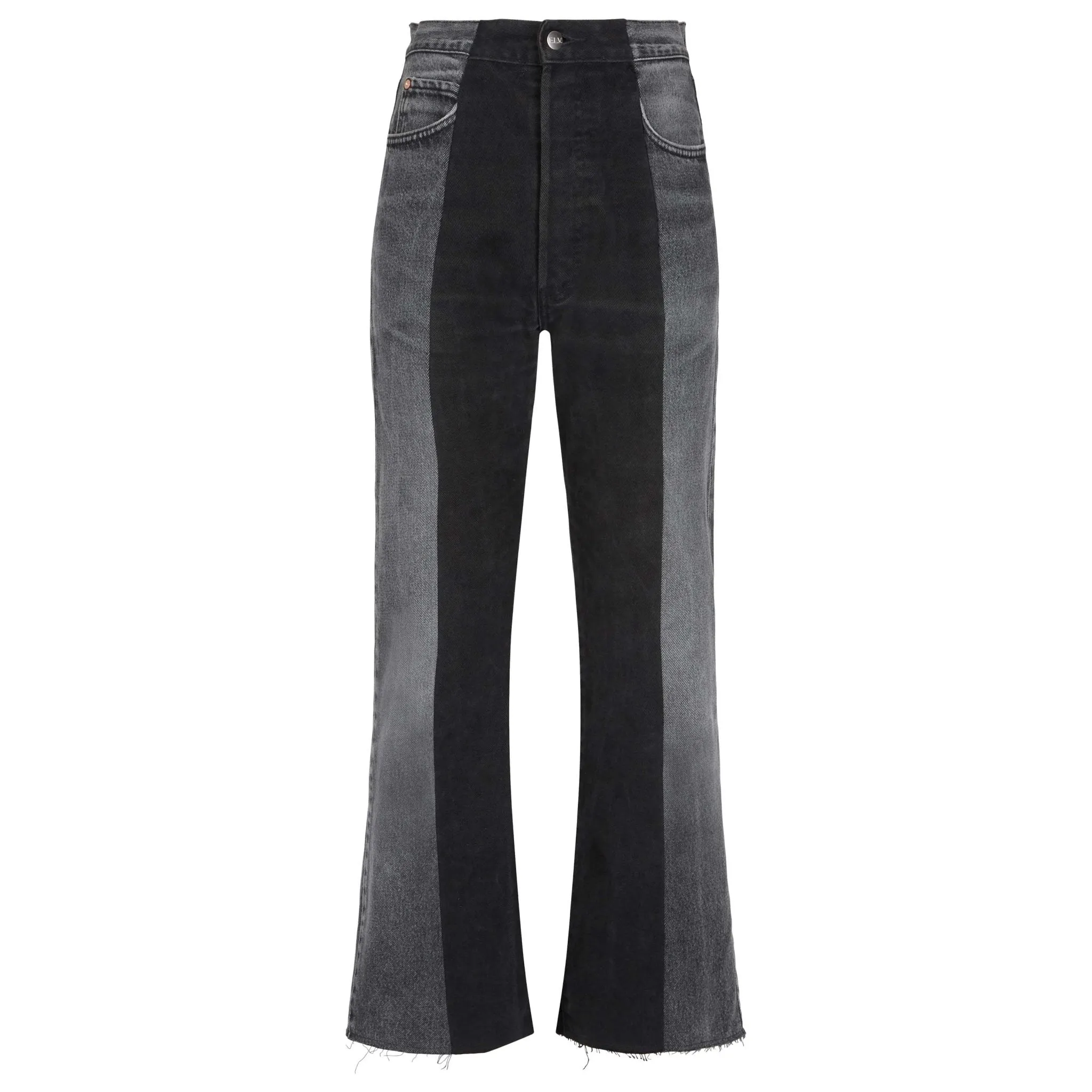 Flare Jean Charcoal Grey/Black