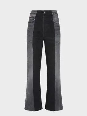 Flare Jean Charcoal Grey/Black