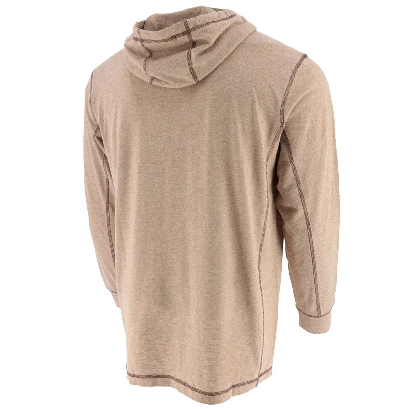 Ford Bronco Men's Hooded Long Sleeve Henley Shirt