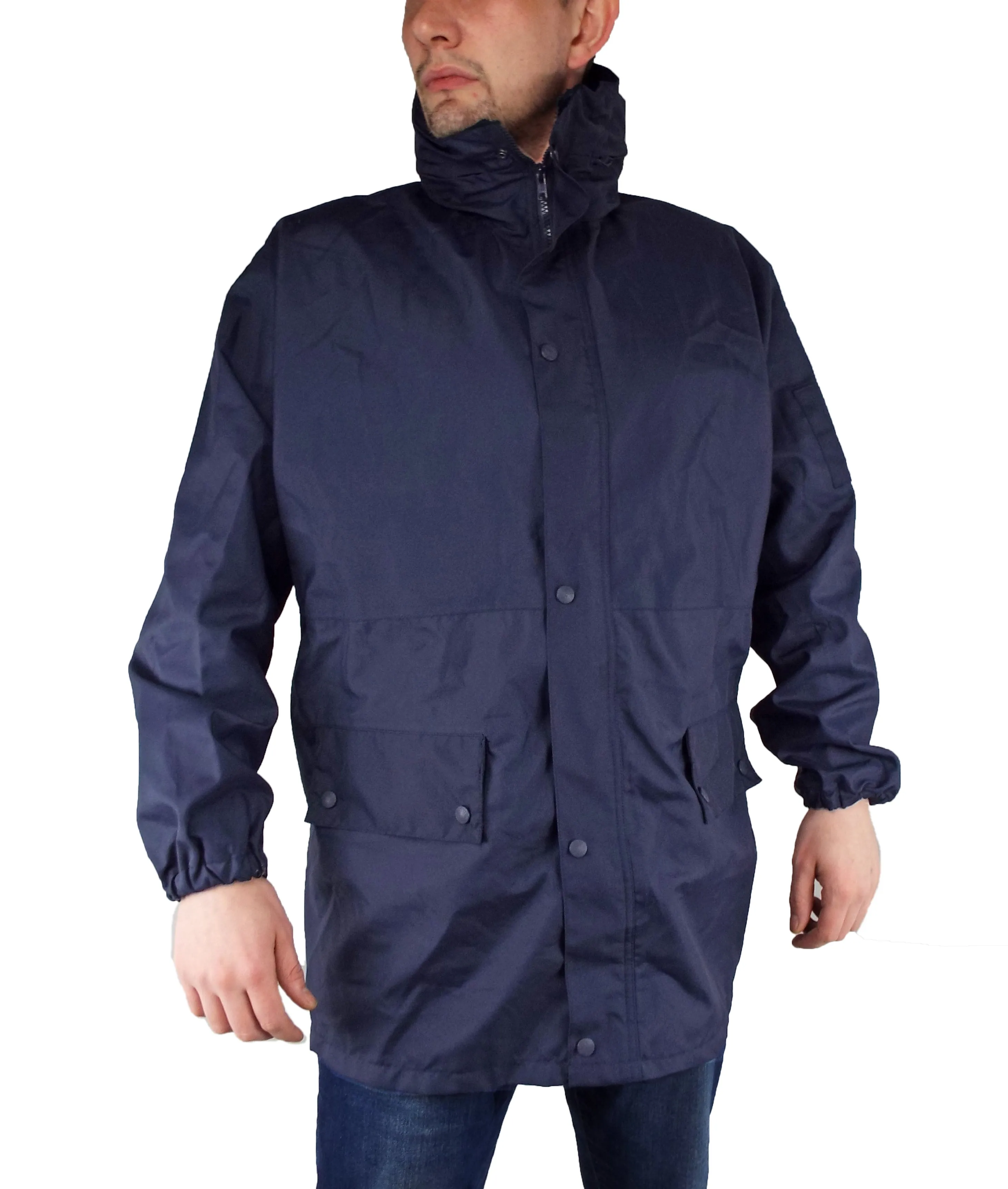 French - Navy Blue - Waterproof Lightweight Jacket - Grade 1