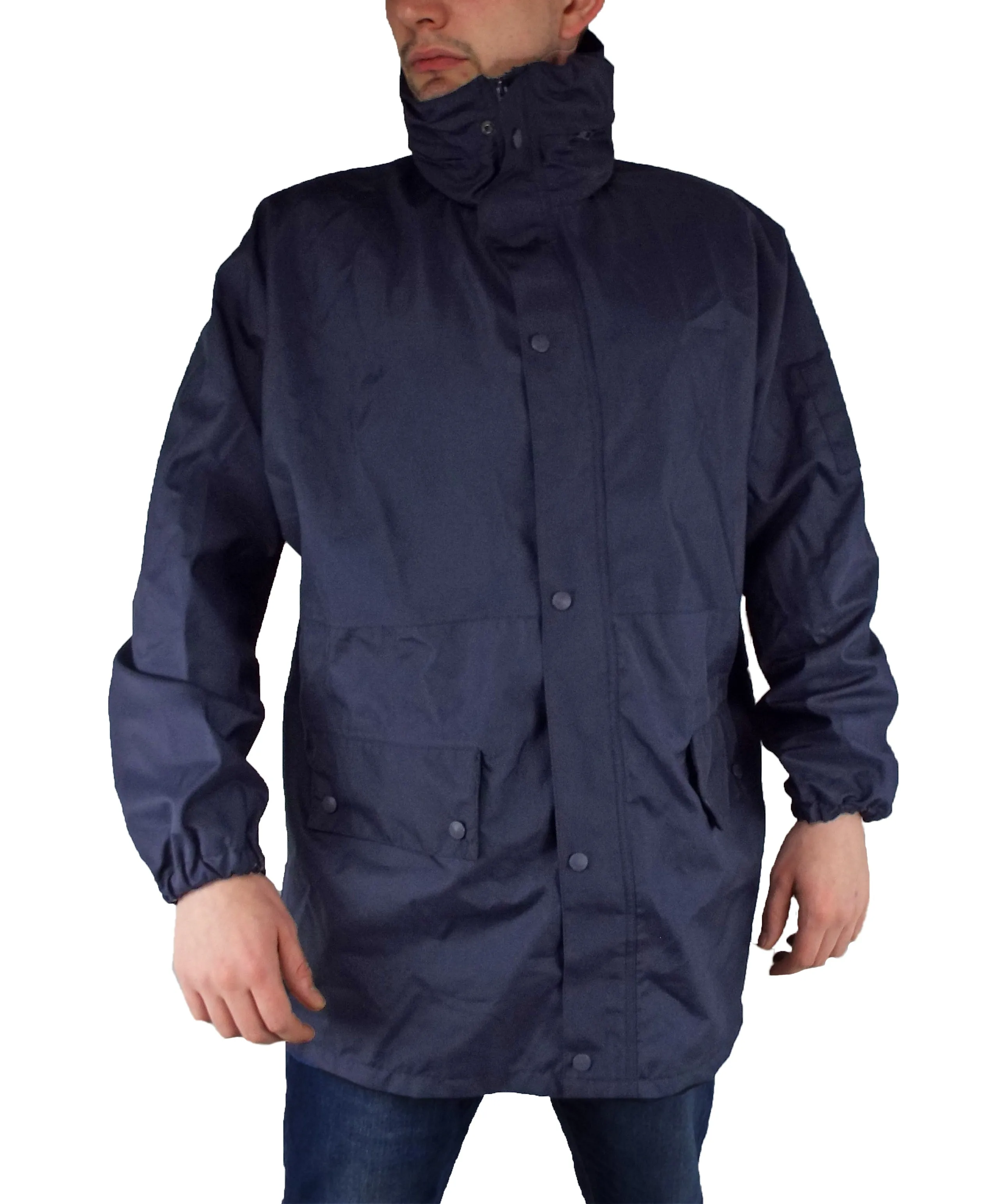 French - Navy Blue - Waterproof Lightweight Jacket - Grade 1