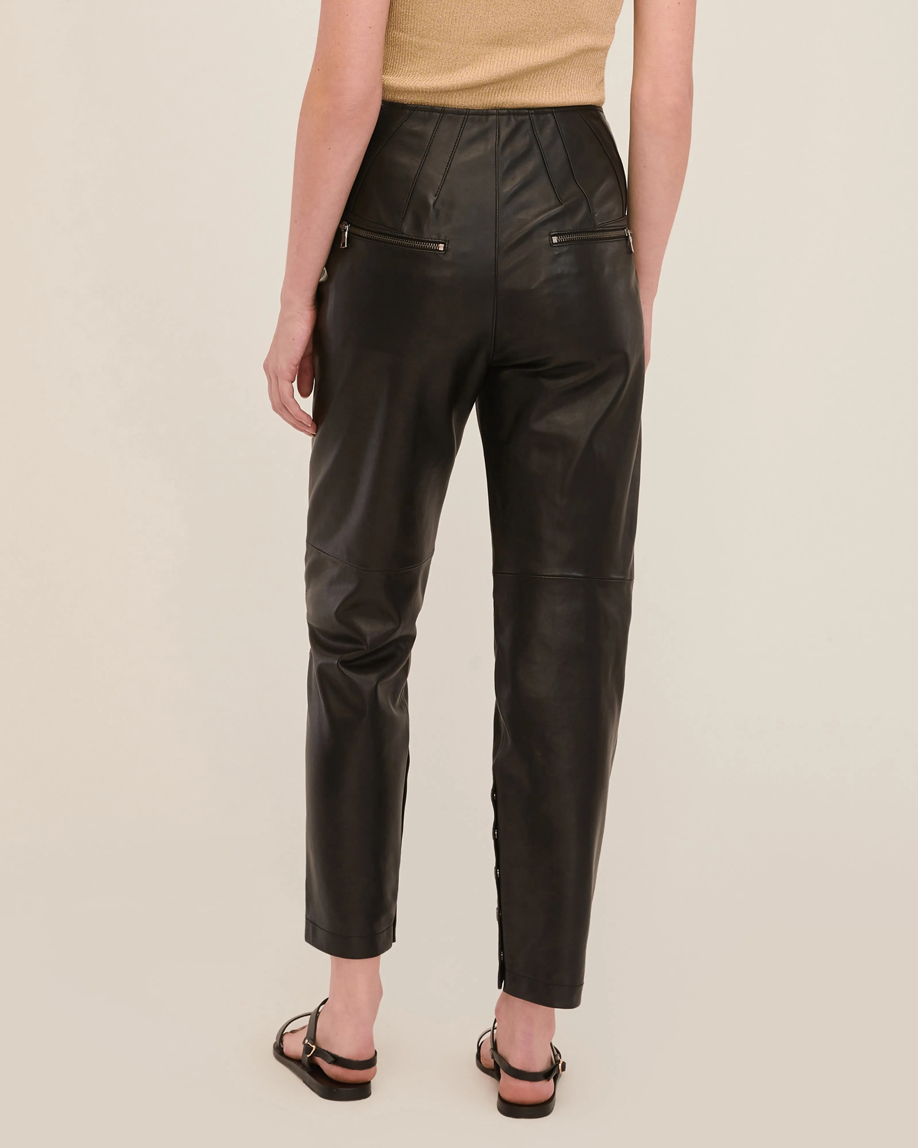 Full Length Leather Pant