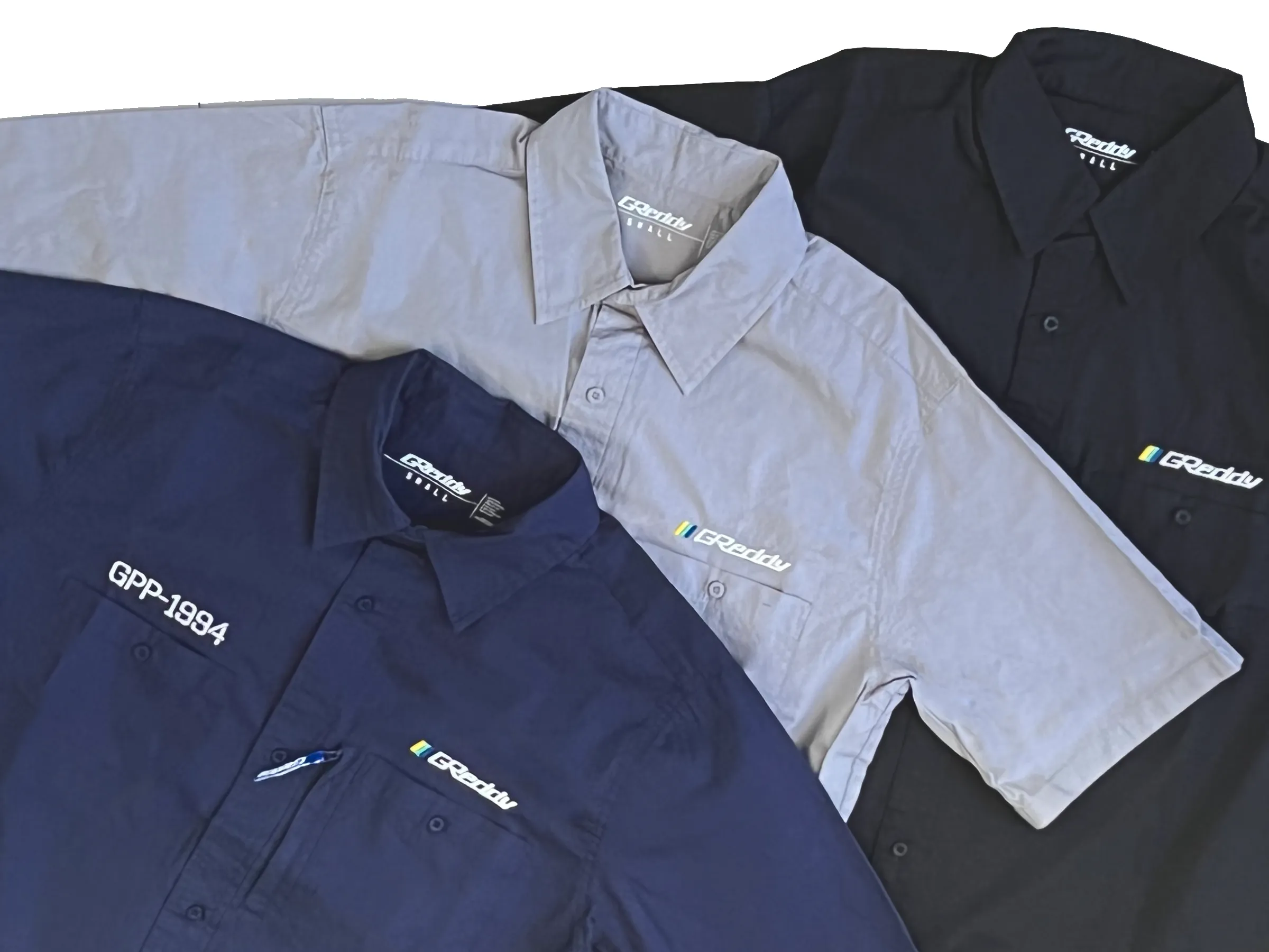 GReddy Mechanic's Button-up Work Shirt(s) 2.0 - Black