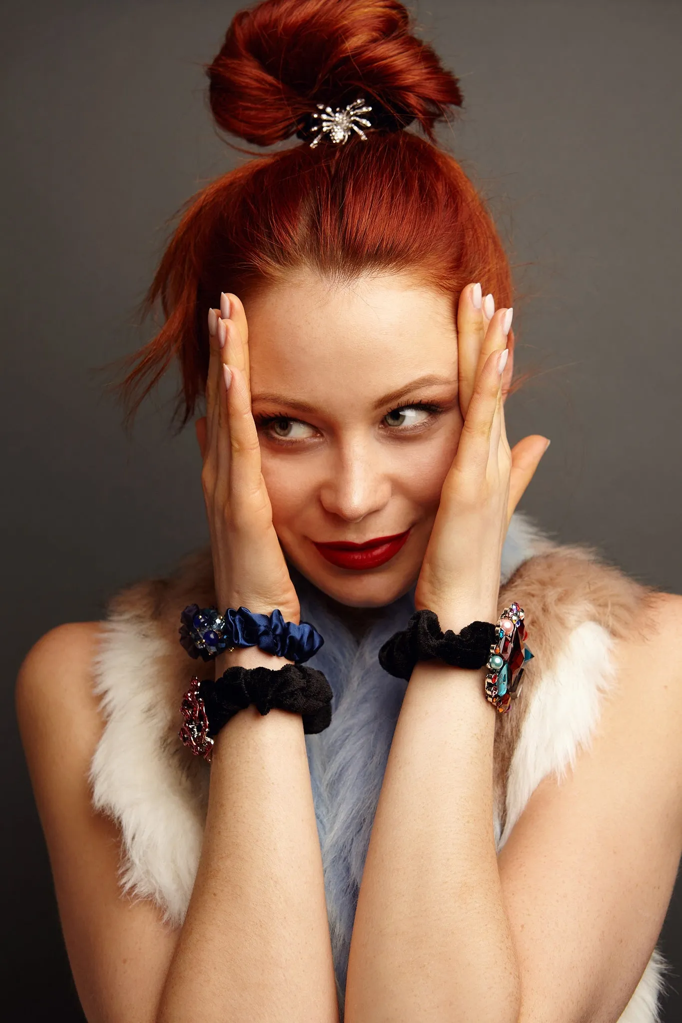 Halloween Scrunchie with Spider