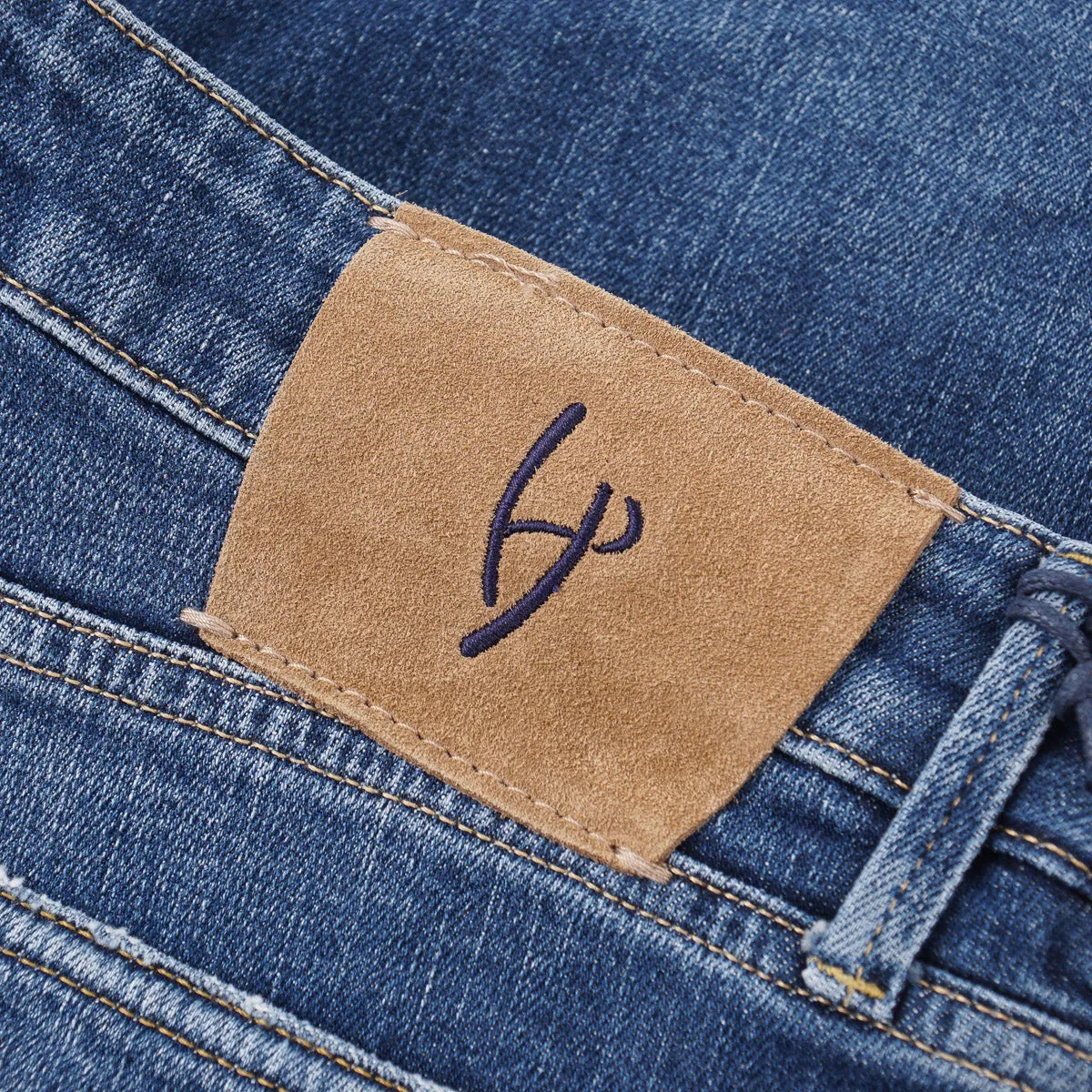 Handpicked 'Parma' Straight-Fit Denim Jeans