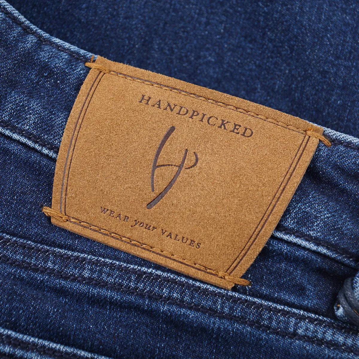 Handpicked 'Parma' Tapered-Fit Denim Jeans