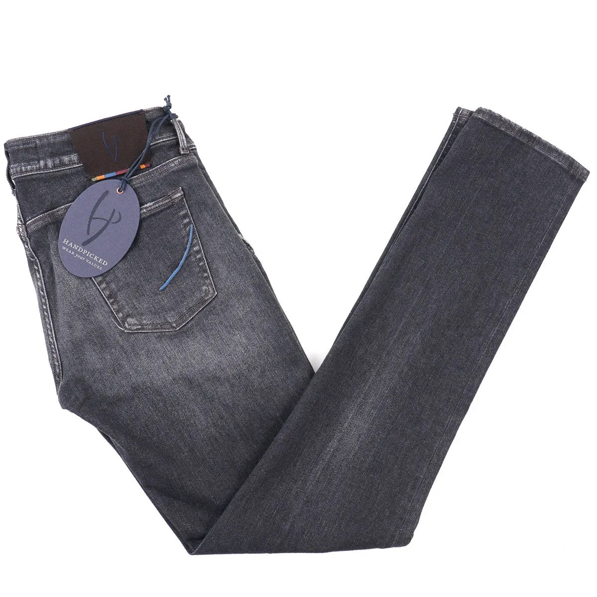 Handpicked 'Parma' Tapered-Fit Denim Jeans