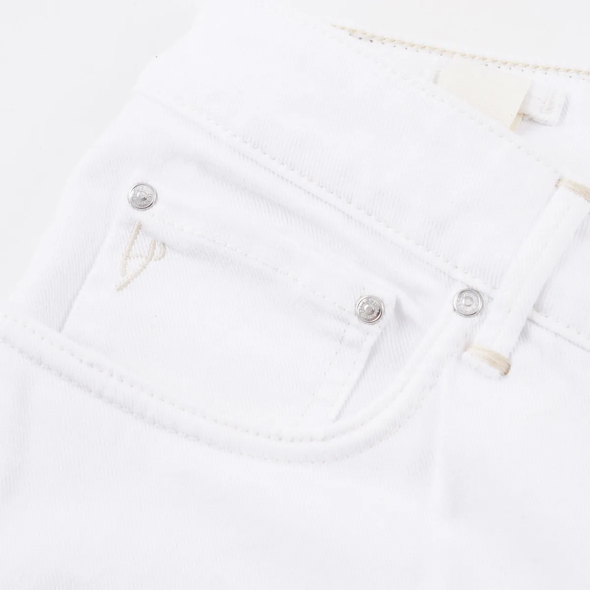 Handpicked 'Ravello' White Denim Jeans