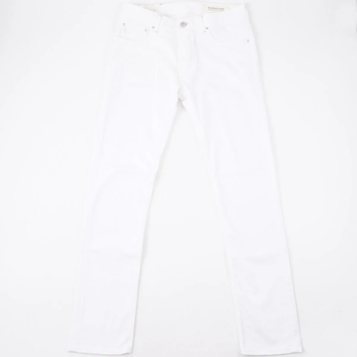 Handpicked 'Ravello' White Denim Jeans