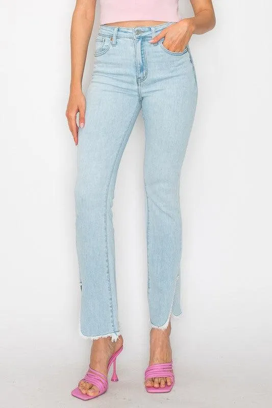 HIGH  RISE BOOT CUT JEANS