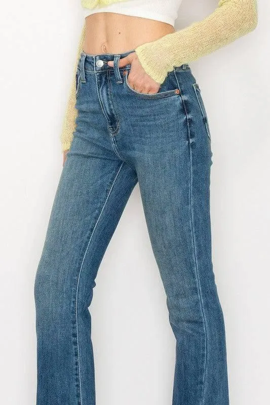 High Rise Plus Size Boot Cut Jeans