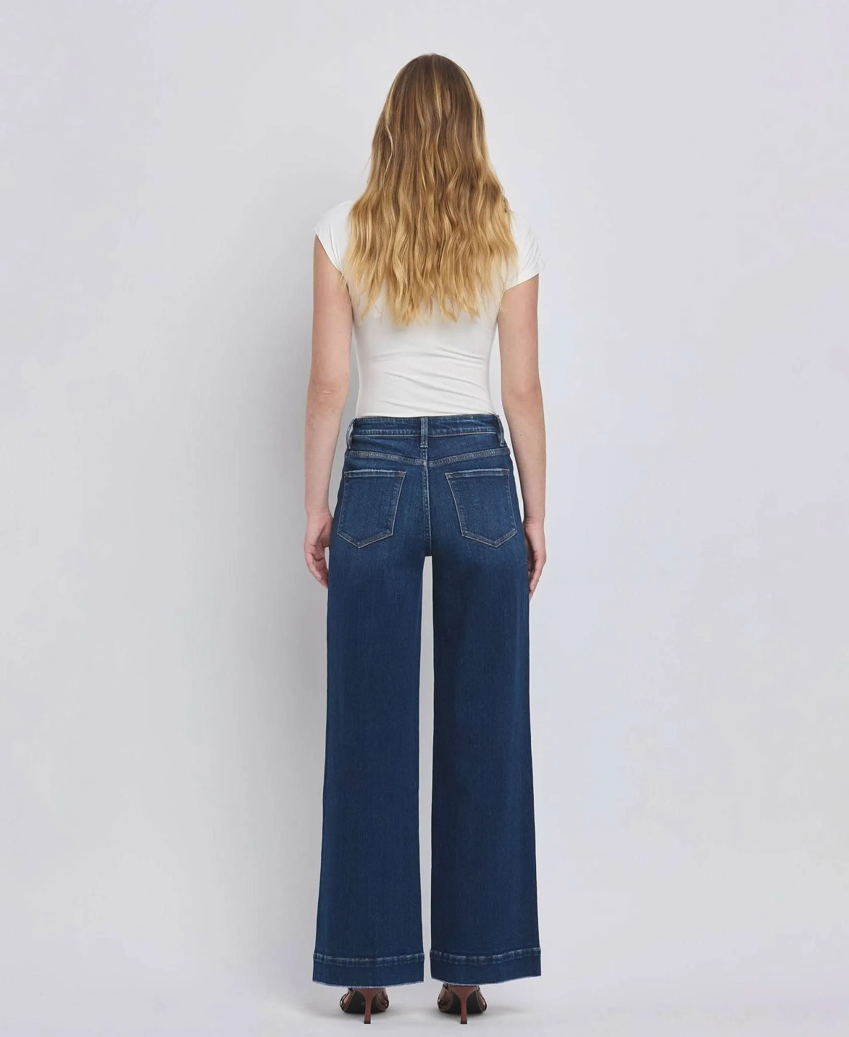 High Rise Wide Trouser Jeans