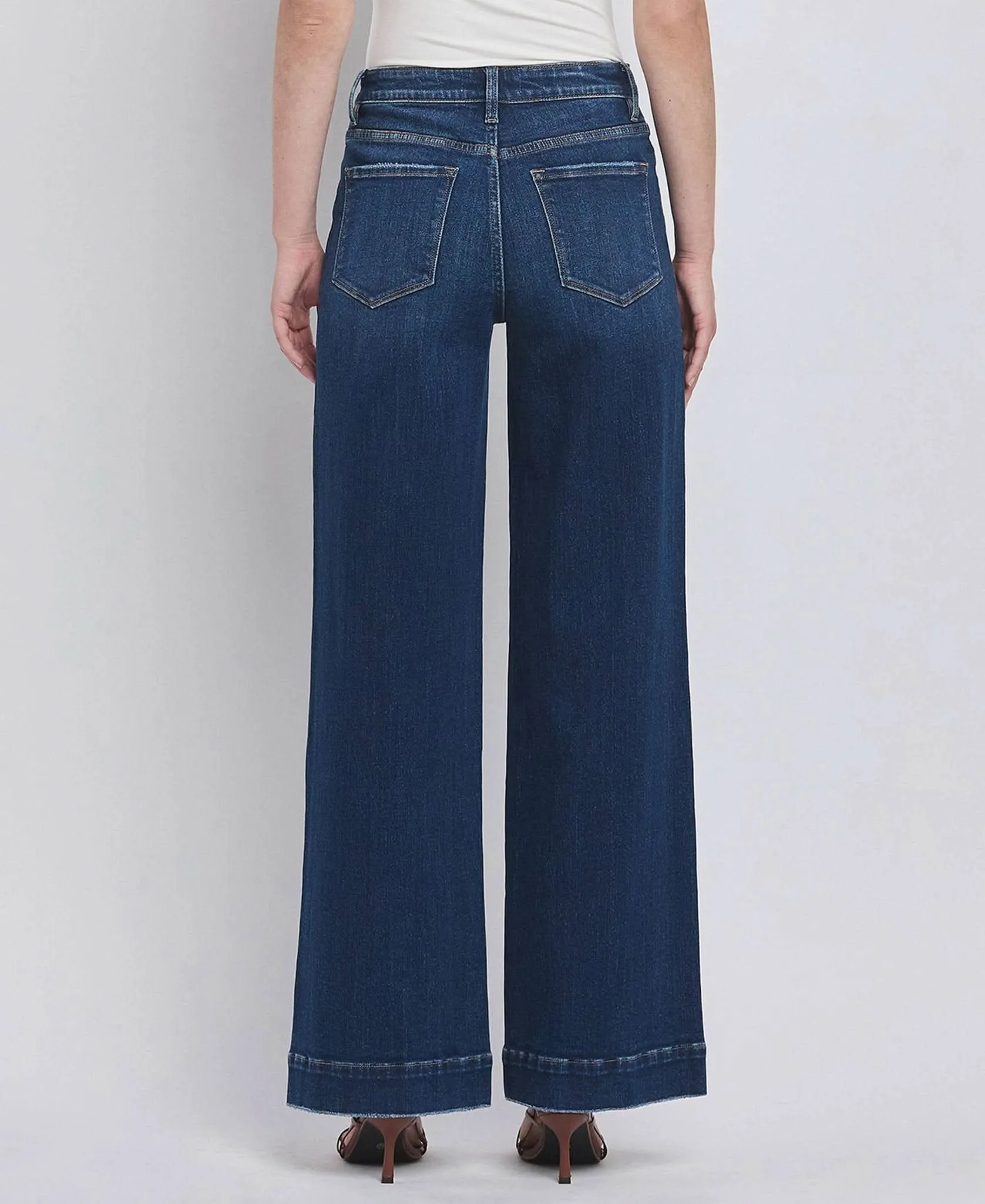 High Rise Wide Trouser Jeans